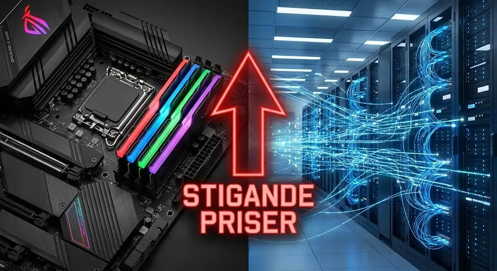 Varför skenar priserna på RAM-minne? En djupdykning för dig som ska bygga eller köpa en ny gamingdator.