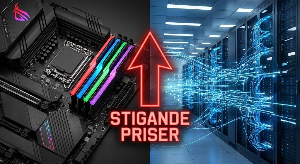 Varför skenar priserna på RAM-minne? En djupdykning för dig som ska bygga eller köpa en ny gamingdator.