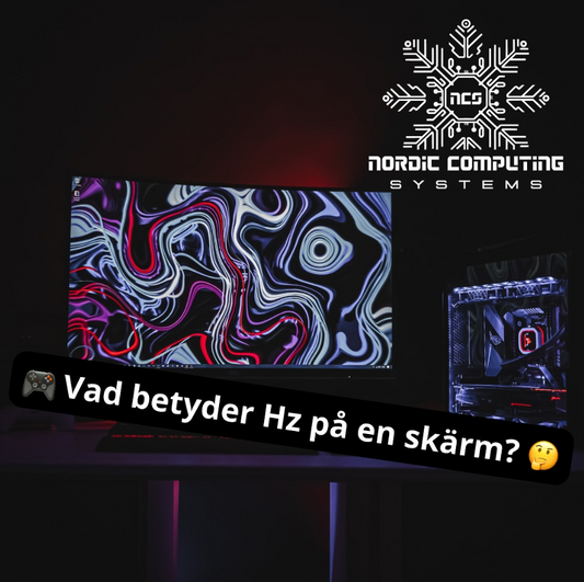 Vad betyder Hz på en skärm?