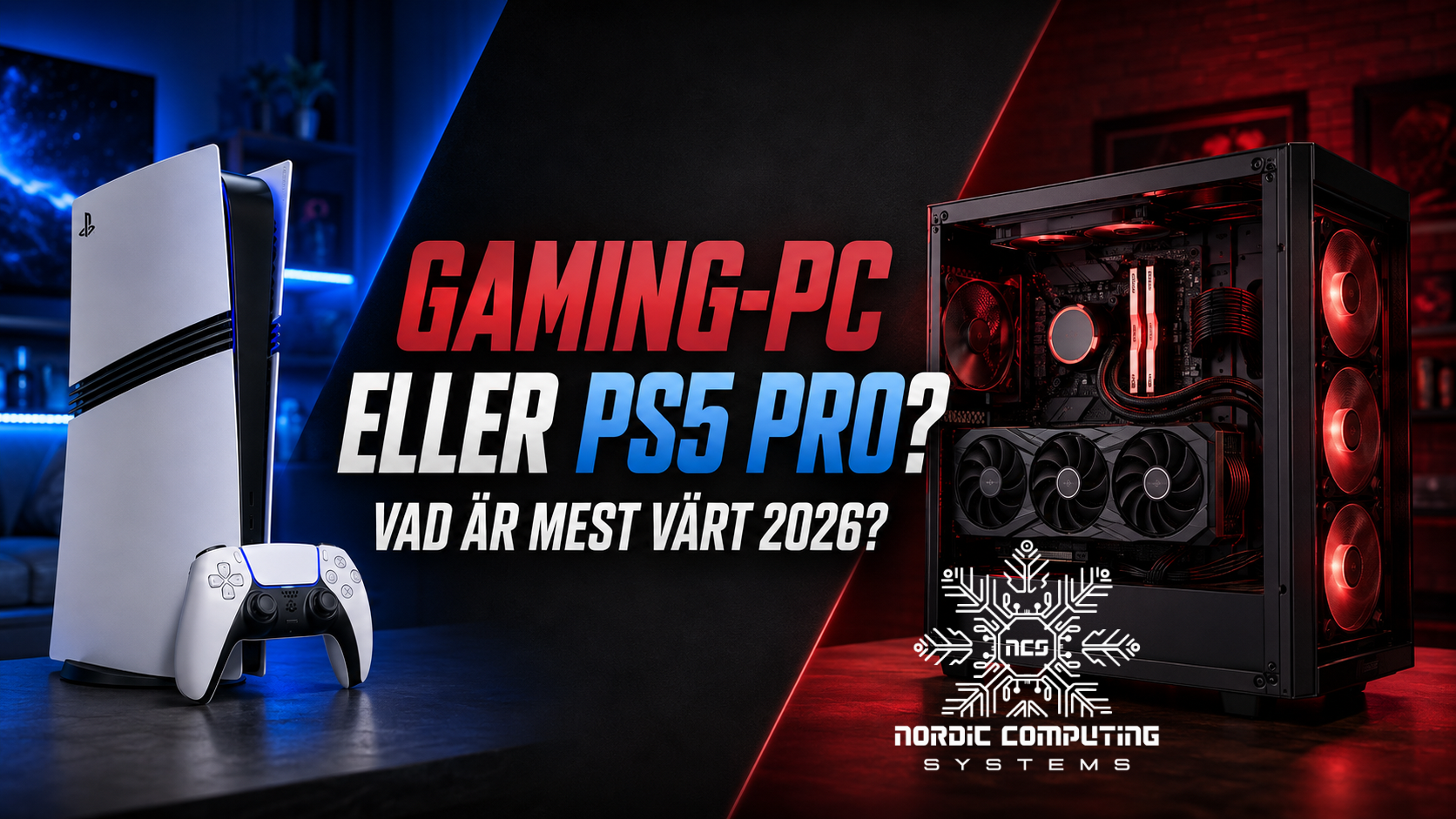 Gaming-PC jämförs med PS5 Pro 2026 – pris, prestanda och värde