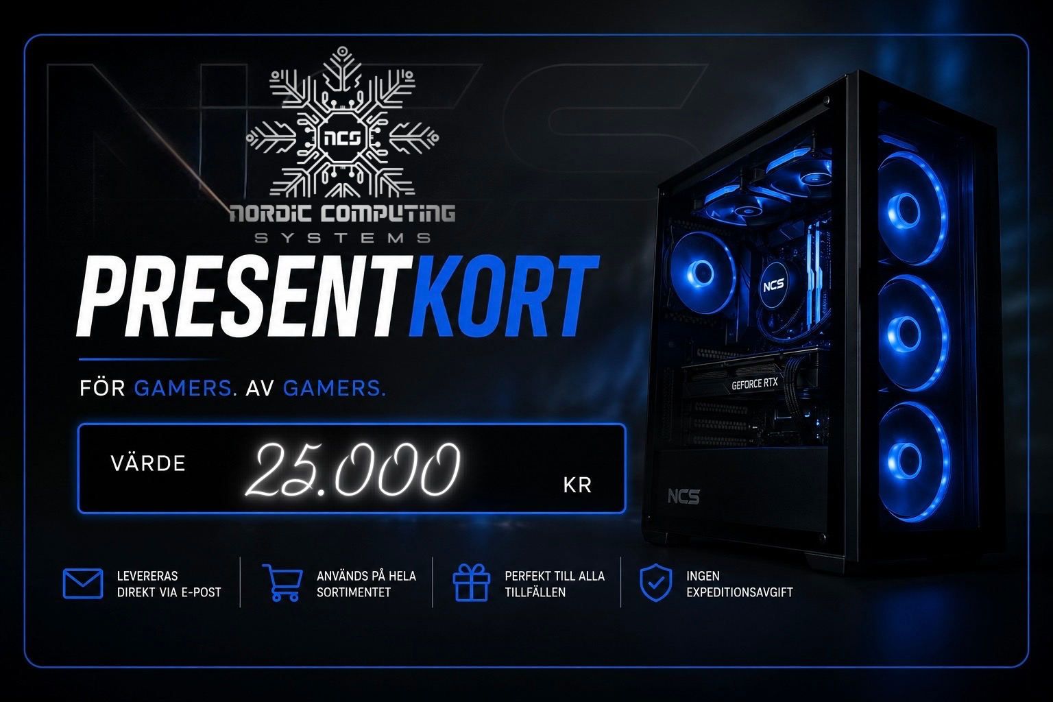 Nordic Computing Systems Presentkort Nordic Computing Systems