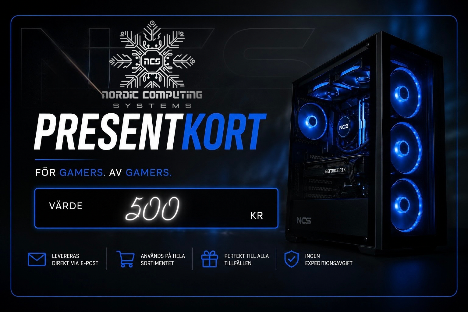 Nordic Computing Systems Presentkort Nordic Computing Systems