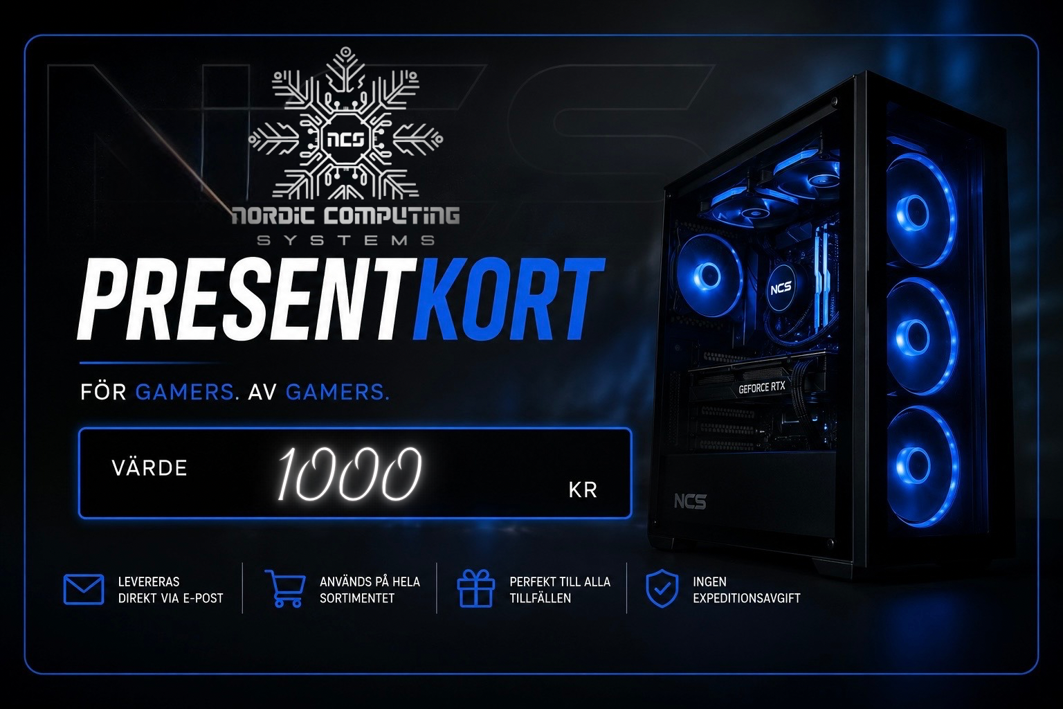 Nordic Computing Systems Presentkort Nordic Computing Systems